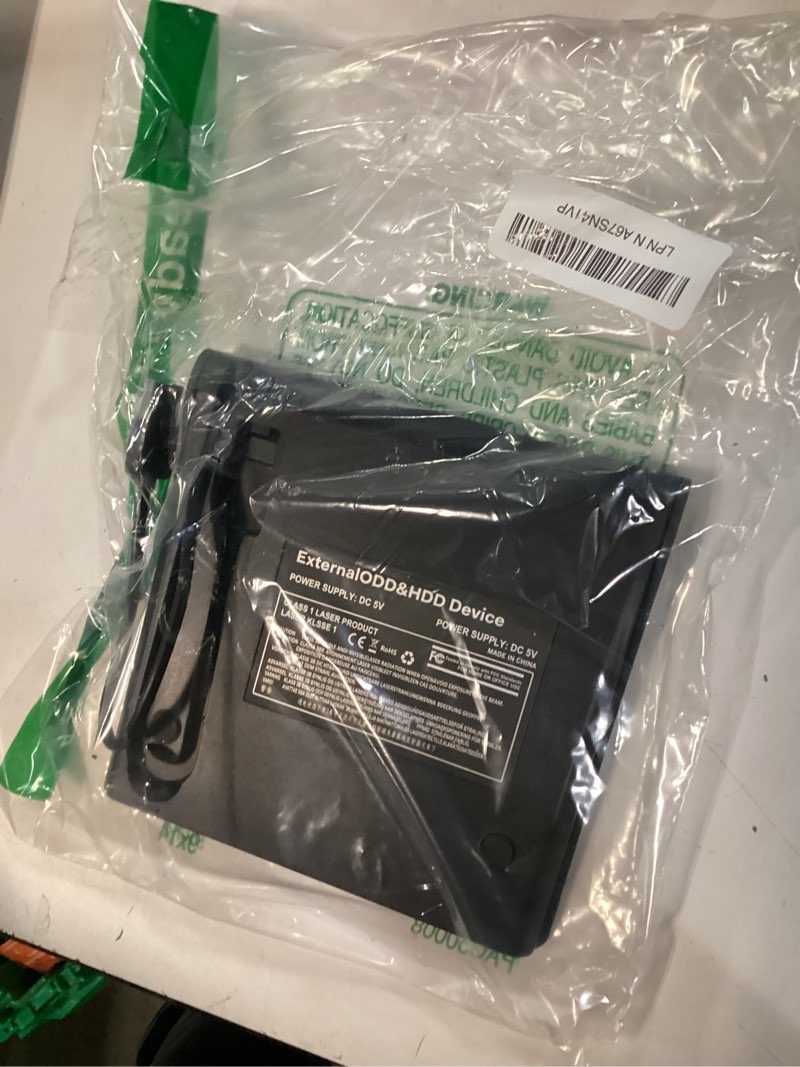 Condition photo showing Good Condition for Ziweo External DVD Drive USB 3.0 Type-C CD Burner Portable CD +/-RW Drive DVD Player for ROM Rewriter Burner Compatible with Laptop Desktop PC Windows MacBook Linux Mac OS