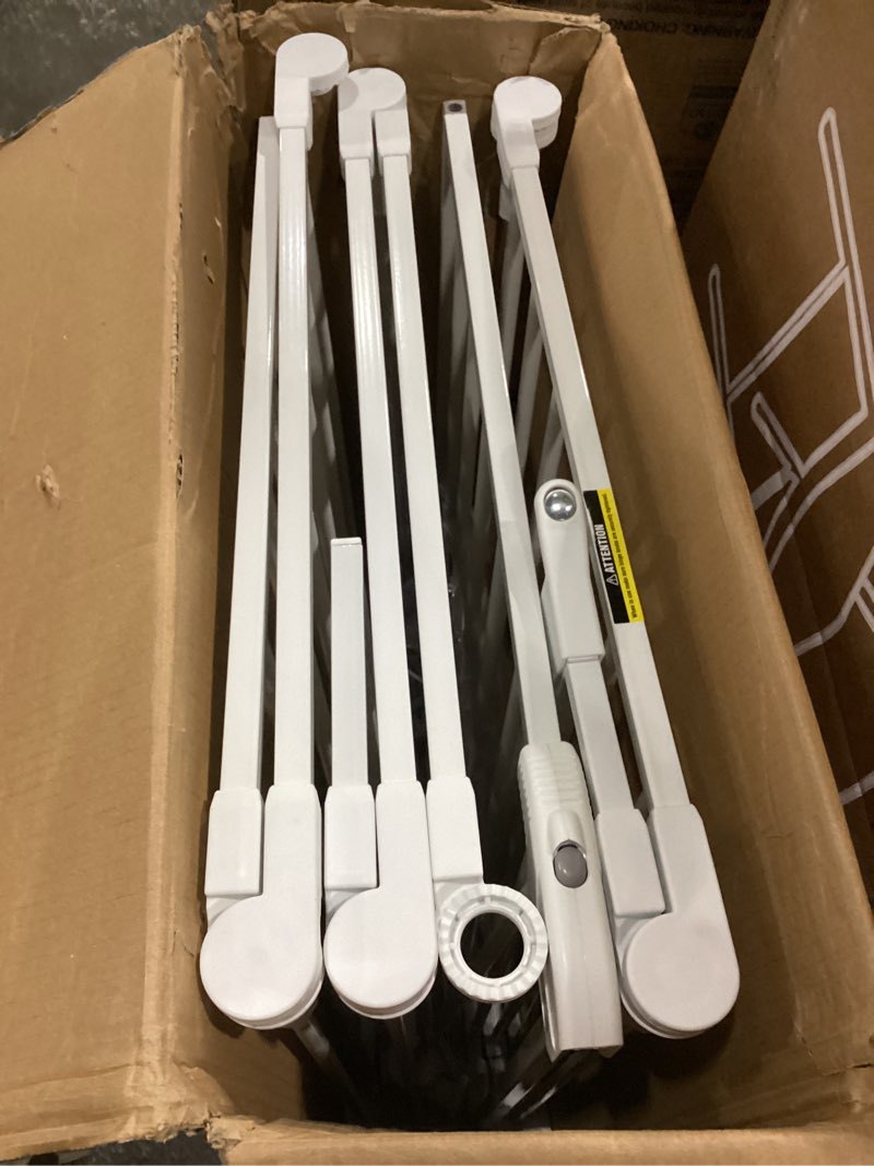 Condition photo showing Good Condition for used regalo 130-inch super wide adjustable baby gate and play yard, 2-in-1, bonus kit, includes 4 pack of wall mounts(pack of 1) 130\"w x 28\"h white