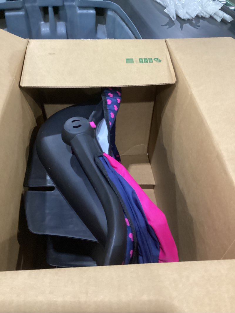 Bayer: Baby Doll Deluxe Car Seat with Canopy- Blue and Pink | Baby Dolls | Pretend | Dress up