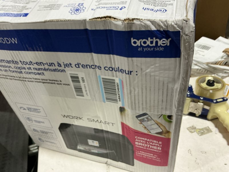 Condition photo showing Good Condition for Brother Work Smart 1410 Wireless Color Inkjet All-in-One Printer with 2.7” Color Touchscreen and Automatic Duplex Printing | Includes Refresh Subscription Trial(1) (MFC-J1410DW) Current Model: MFCJ1410DW New