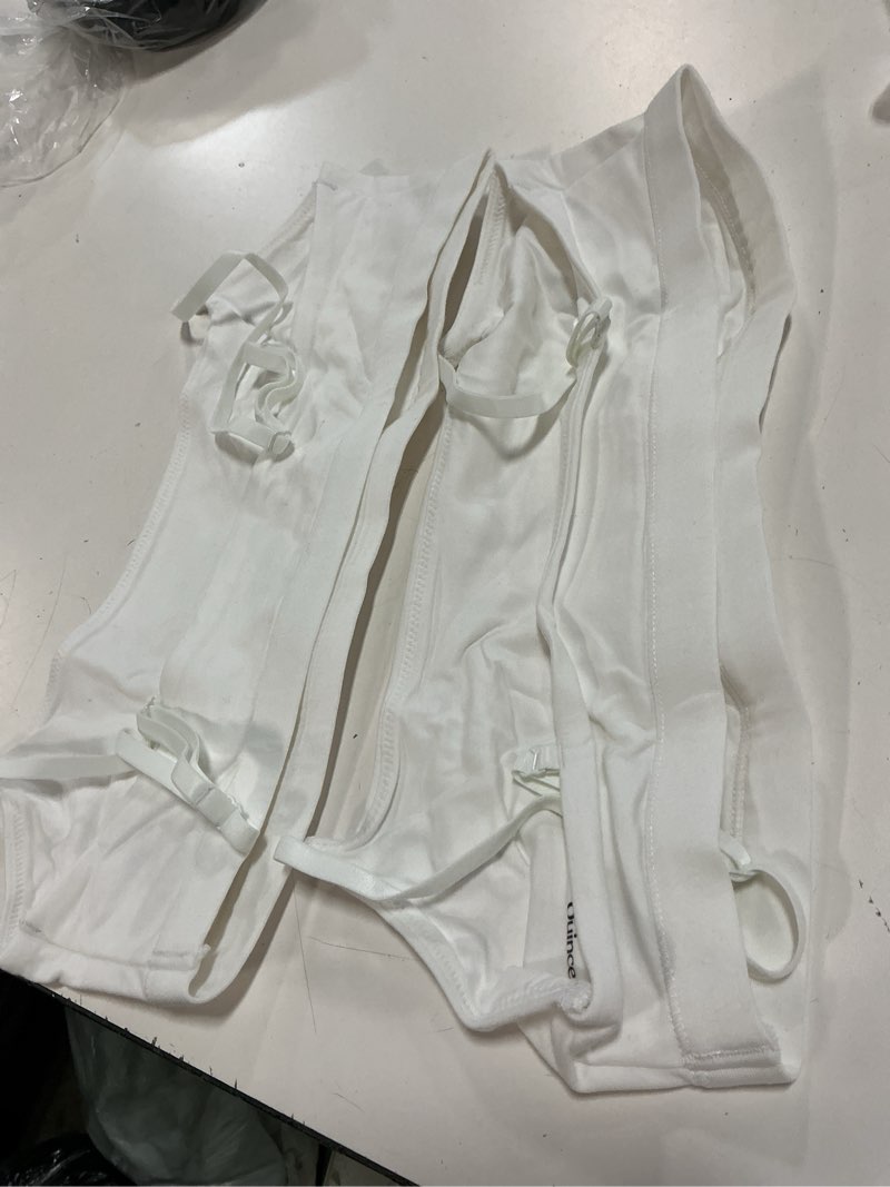 Condition photo showing Good Condition for organic cotton scoop bralette (2-pack), m, soft white