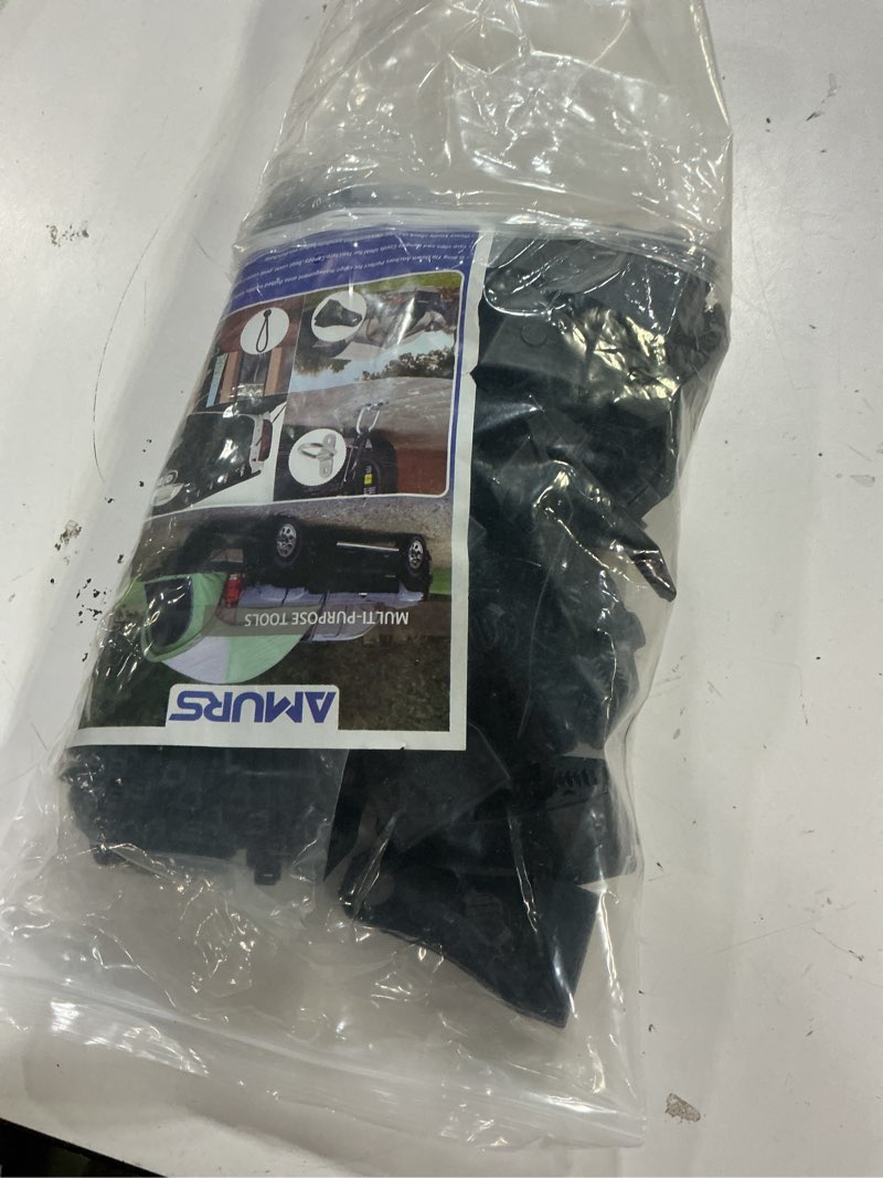 Condition photo showing New/Like New for 30pcs upgrade large tarp clips heavy duty lock grip tarp clamps thumb screw tent clamps with 100 pcs zip cable ties for swimming pool cover awnings outdoor camping caravan canopies car covers