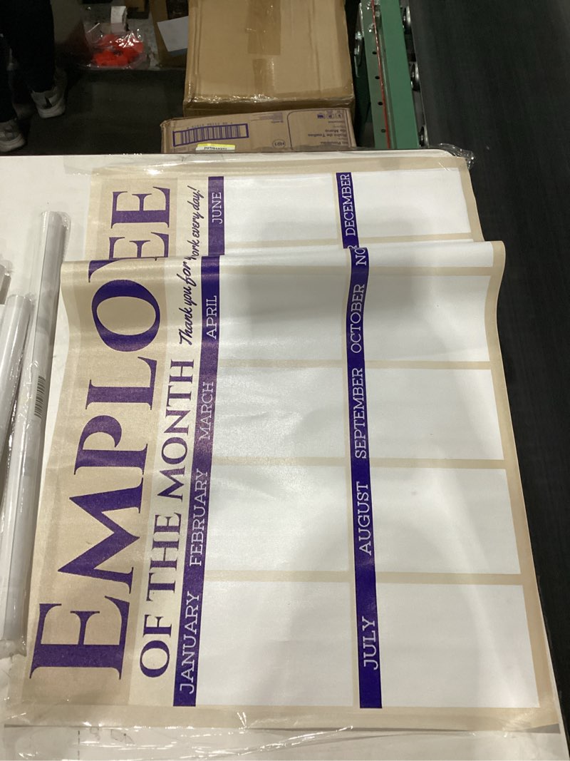 Employee of the month banner