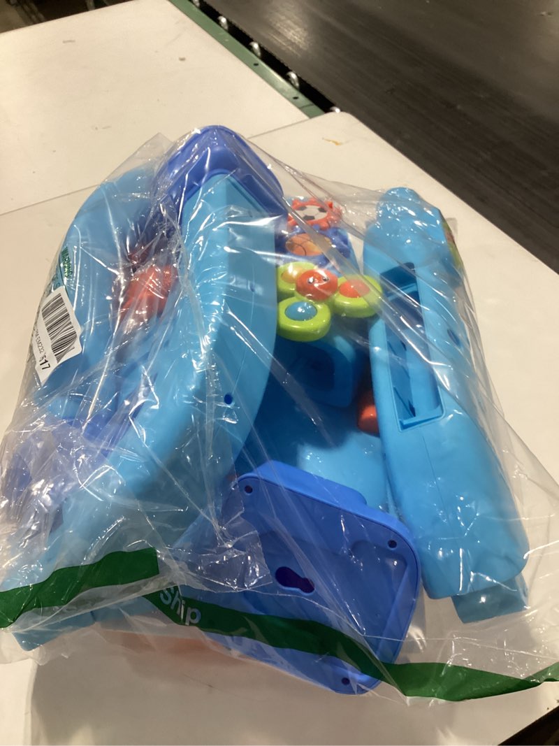 Condition photo showing Good Condition for Shemira Toddler Basketball Hoop & Soccer Goal Activity Center Toys with Light & Music,Elephant Toddlers Musical Toys Gift, Baby & Toddlers Christmas Birthday Gift for 1 2 3 Year Old Boys & Girls Blue