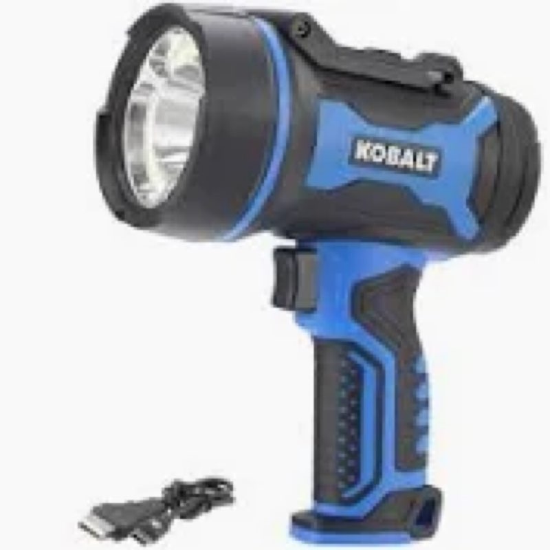  Kobalt 5000-Lumen 3 -Adjustable Mode LED Rechargeable Spotlight