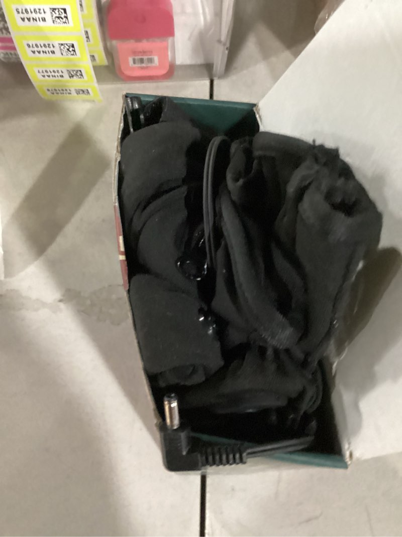 Condition photo showing Good Condition for Heated Gloves for Men Women Rechargeable with 7.7V 2400mAh Battery Fingerless Thin Mittens Winter Work Typing with Light-Off Design Medium Black