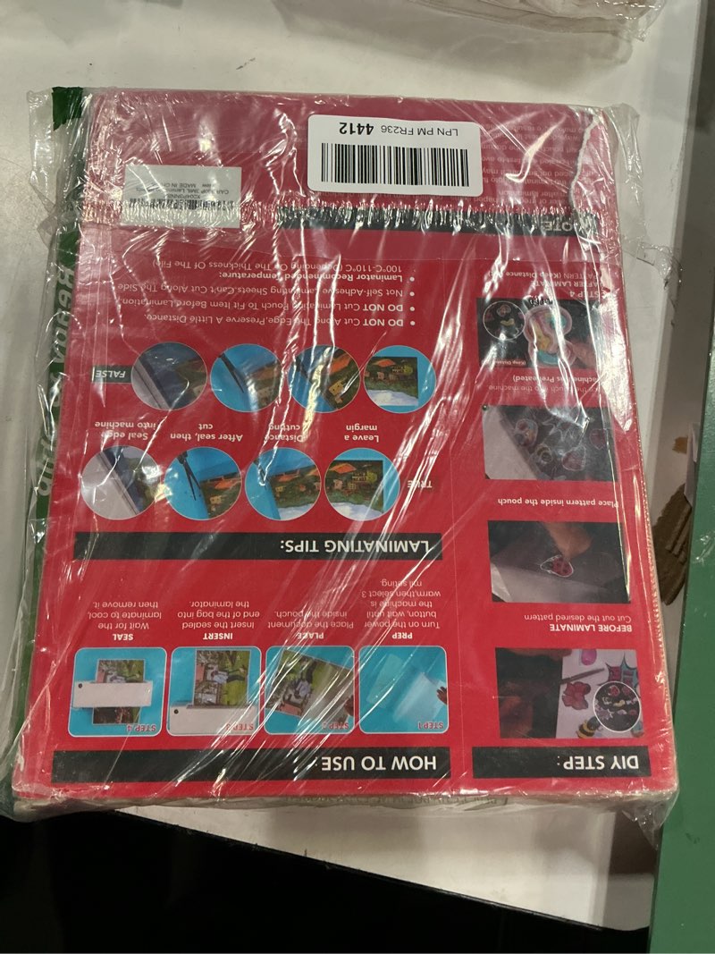 Condition photo showing New/Like New for CAREGY Thermal Laminating Pouches,330 Pack Laminating Sheets, 3 Mil, 9 x 11.5 Inches Lamination Sheet Paper for Laminator, Round Corner Letter Size, Office and School Supplies