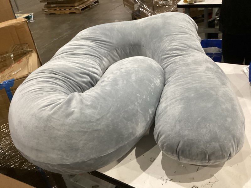 Condition photo showing Good Condition for momcozy pregnancy pillow for sleeping - dreamlign u pro maternity pillow | upgraded adjustable leg pillow, removable cover, support for full body for pregnant women, side sleeper, 50-72 inch