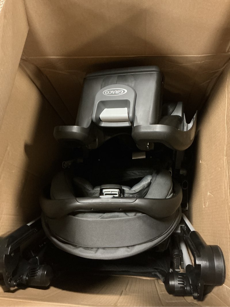 Condition photo showing Good Condition for Graco Modes Nest Travel System, 3-in1 Modular Carseat Stroller Combo, Adjustable Slide2Me Infant Car Seat Carrier to Toddler Stroller, Includes the SnugRide DLX Infant Car Seat, Sullivan Everyday Sullivan