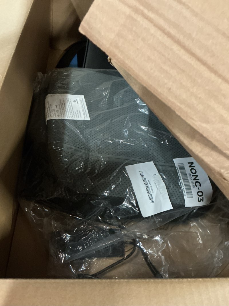 Condition photo showing As Is for COMFIER Back Massager with Heat,Deep Tissue Kneading Massage Seat Cushion, Shiatsu Chair Pad for Neck for Home or Office use, Gift CF-2606C