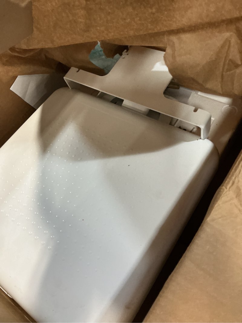 Condition photo showing As Is for VEVOR Folding ABS Shower Seat, 15.7'' x 16.7'' Unfolded, Wall Mounted Fold Up Shower Bench with 440 lbs Load Capacity, Space Saving Fold Down Shower Chair for Seniors Pregnant Women Children Adults 16in ABS