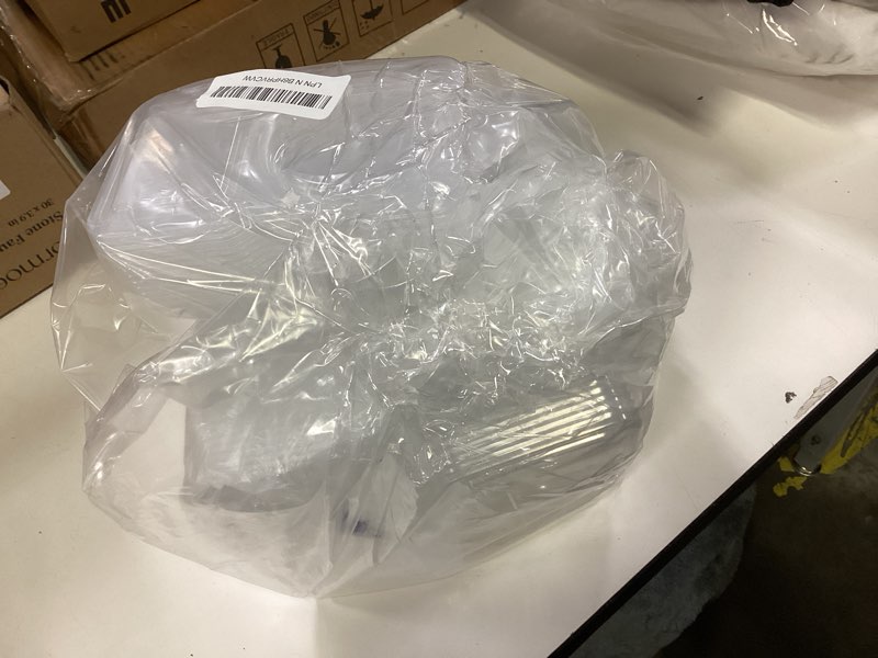 Condition photo showing Good Condition for 5oz Double Compartment Snack Containers with Lids Clear 2 Compartment Small Disposable Plastic Snack Box Container for Sauce Salad Travel Sampling