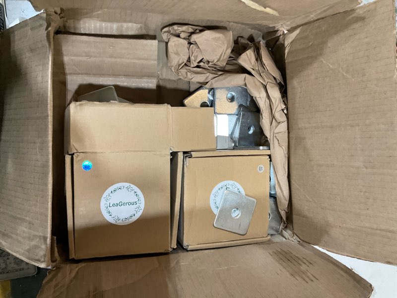 Condition photo showing As Is for 50 pcs heavy duty galvanized squares washer plate fastener hardware 1/2(id) x 2 x 2 (square od) x 3/16 (thk) inch 1/2(id) x 2 x 2 (square od) x 3/16 (thk) galvanized