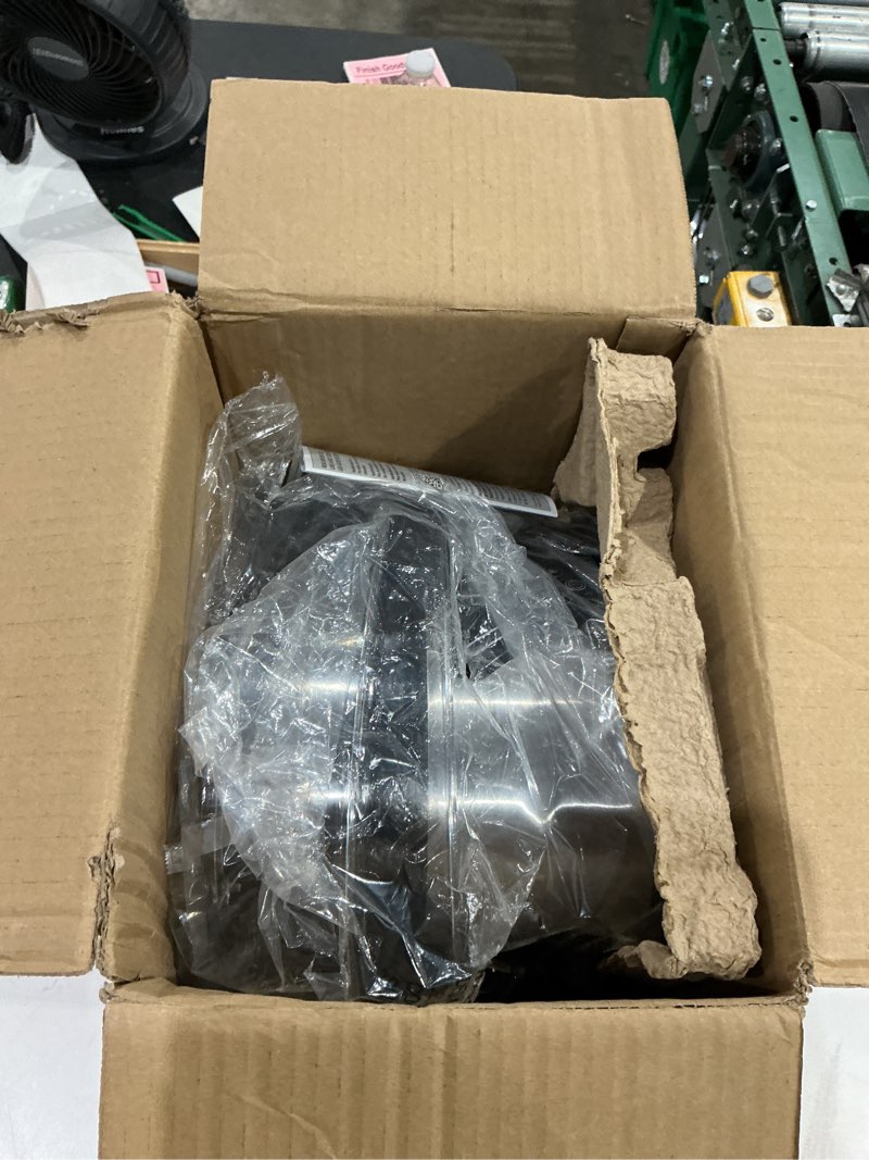 Condition photo showing New/Like New for hamilton beach digital electric food steamer & rice cooker for quick, healthy cooking for vegetables and seafood, stackable two-tier bowls, 5.5 quart, black & stainless steel black & stainless steel stackable two-tier bowls, 5.5 quart
