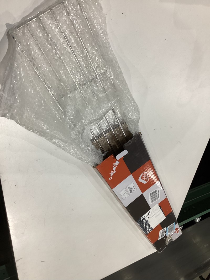 Condition photo showing New/Like New for qulimetal 66045 grill warming rack for weber gs4 genesis ii e-410, ii s-410, ii se-410 grills, grill parts for weber genesis ii 400 series, sus304 stainless steel warming rack for genesis 66045 32.7 inch 304 stainless steel