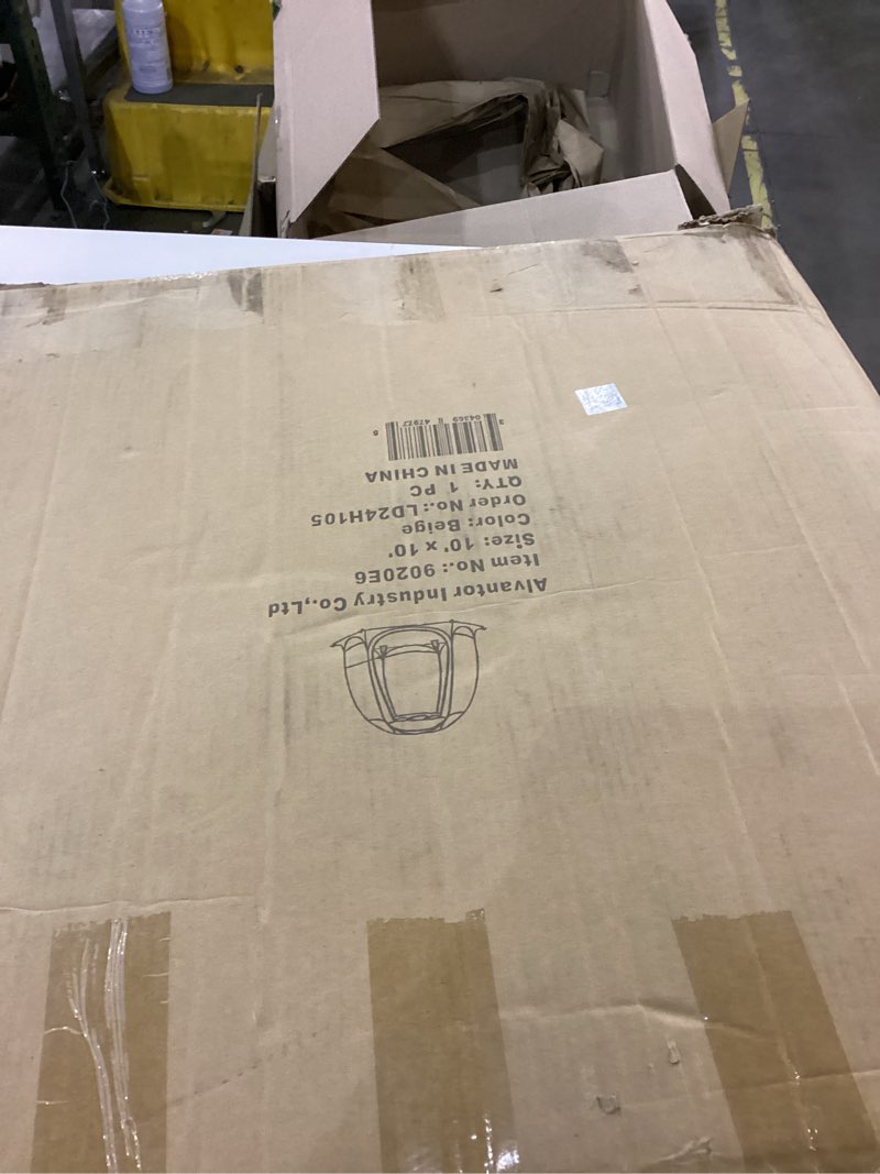 Condition photo showing New/Like New for Alvantor® Screen House Gazebo, Pop Up Igloo Screened Canopy Tent with Mosquito Netting Sides, Instant UV Resistant Sun Shelter for Garden, Patio, Backyard 2-6-10-15 Person 10'x10' Beige