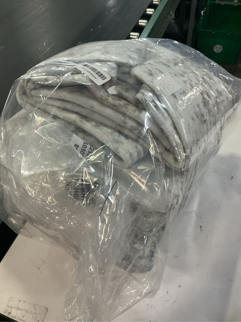 Condition photo showing Good Condition for 8x10 Area Rugs for Living Room, Washable Modern Abstract Large Area Rug Neutral Soft Non Slip Kids Rug Stain Resistant Indoor Carpet for Bedroom Dining Room Playroom Home Office(Blue Grey, 8'x10') Blue Grey 8' x 10' (Rectangular)