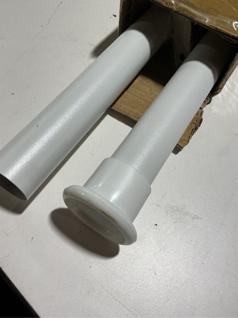 Condition photo showing As Is for Tension Curtain Rod 43-124 Inches Extra Long White Heavy Duty Tension Rods Adjustable Curtain Rod No Drilling Spring Loaded Tension Rod for Windows Patio Hold Up Blackout Curtains and Non Slip 43 to 124 inches White