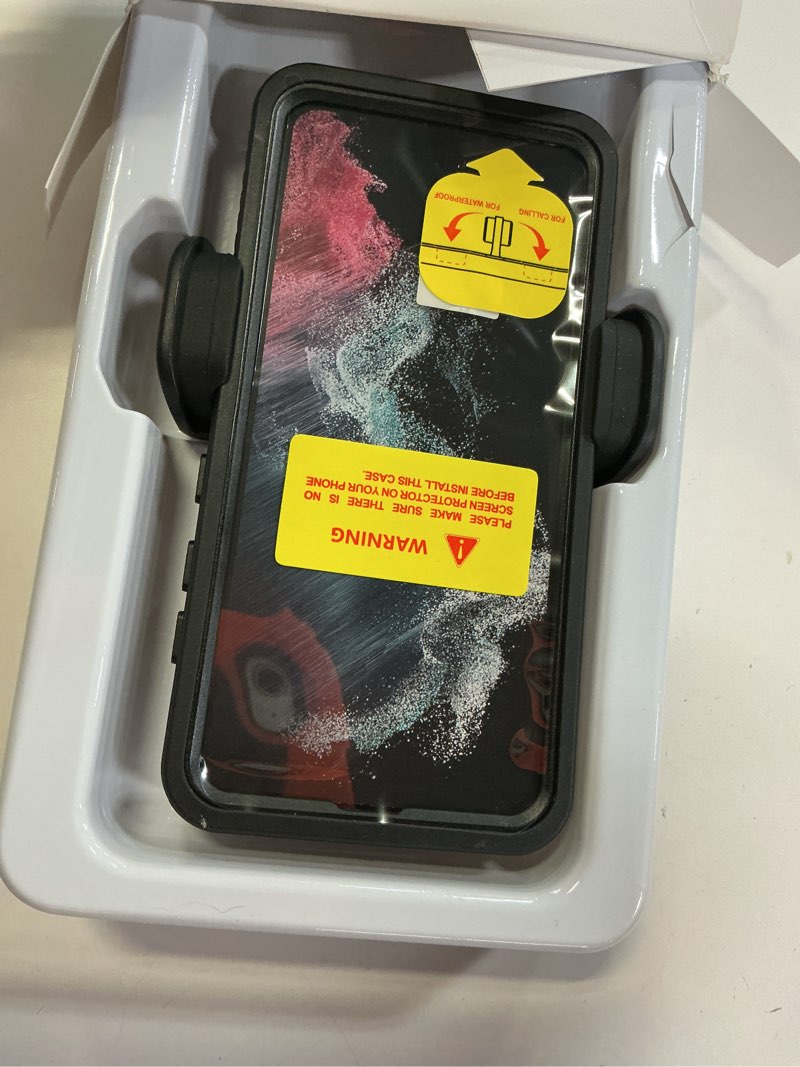 Condition photo showing New/Like New for Temdan Compatible with Samsung Galaxy S25 Case Waterproof with Belt Clip Holster, Built-in Lens & Screen Protector Military Grade Shockproof Dropproof IP68 Underwater Full Body Phone Case Samsung Galaxy S25 6.2" H-Black