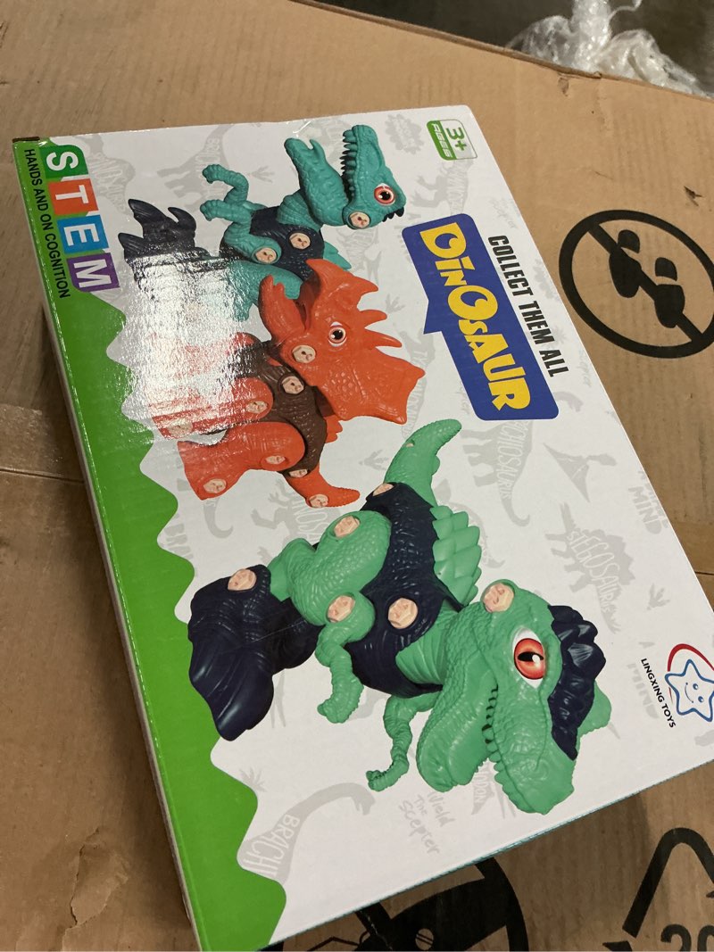 Condition photo showing New/Like New for dinosaur toys for kids 3-5| kids toys with electric drill or activity play mat -