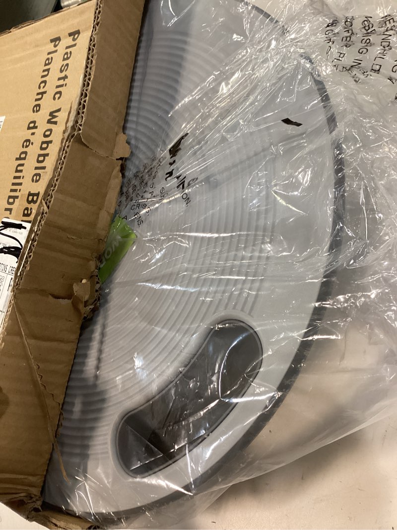 Condition photo showing Good Condition for Yes4All Upgraded Wobble Balance Board, 16.34" TPE Non-slip, Stability Board for Home Gym, Standing Desk & Physical Therapy C. Silver