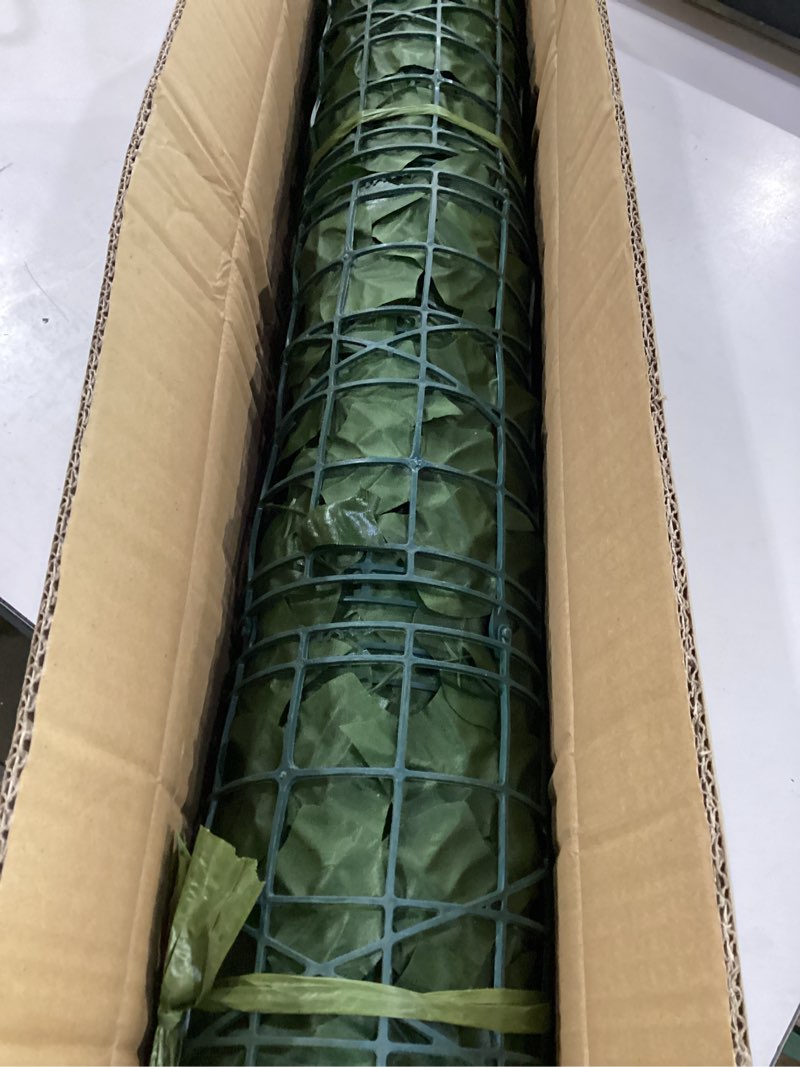 Condition photo showing Good Condition for similar to *** unknown size***artificial ivy privacy fence screen, 128 \"x 48\" (43 sqft) anti-ultraviolet artificial hedge grass wall, used for indoor and outdoor green background, garden greening decoration 48\"x128\" ivy vines