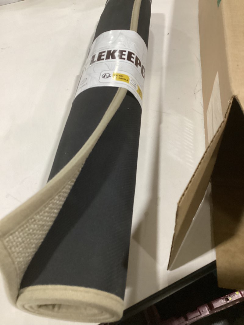 Condition photo showing Good Condition for LEKEEPGO Door Mat 24"x36", Non Slip Door Mat Indoor Entrance, Rubber Backing Front Indoor Door mat Washable Absorbent Low-Profile Entryway Entry Resist Dirt Inside Door Mats, Khaki 2' x 3' (Rectangular) Khaki