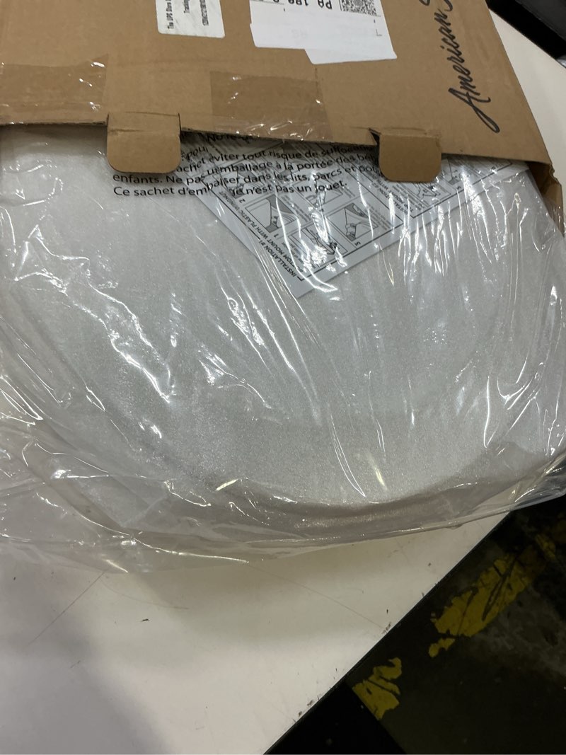 Condition photo showing New/Like New for american standard 5503a00b.020 transitional elongated toilet seat soft close, white elongated front