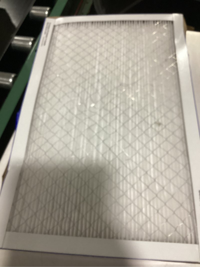 Condition photo showing As Is for filtrete 16x25x1 air filter, merv 13 mpr 1900, allergens, bacteria, viruses & air pollutants, 3-month ac/furnace filters, cleaner air reliable airflow, 2 hvac filters(act size 15.62x24.62x0.78 in)