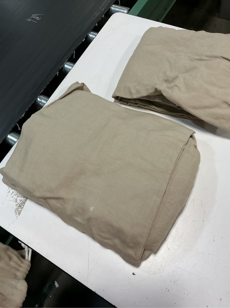 Condition photo showing Good Condition for quince european linen sheet set of 4 piece toffee split king