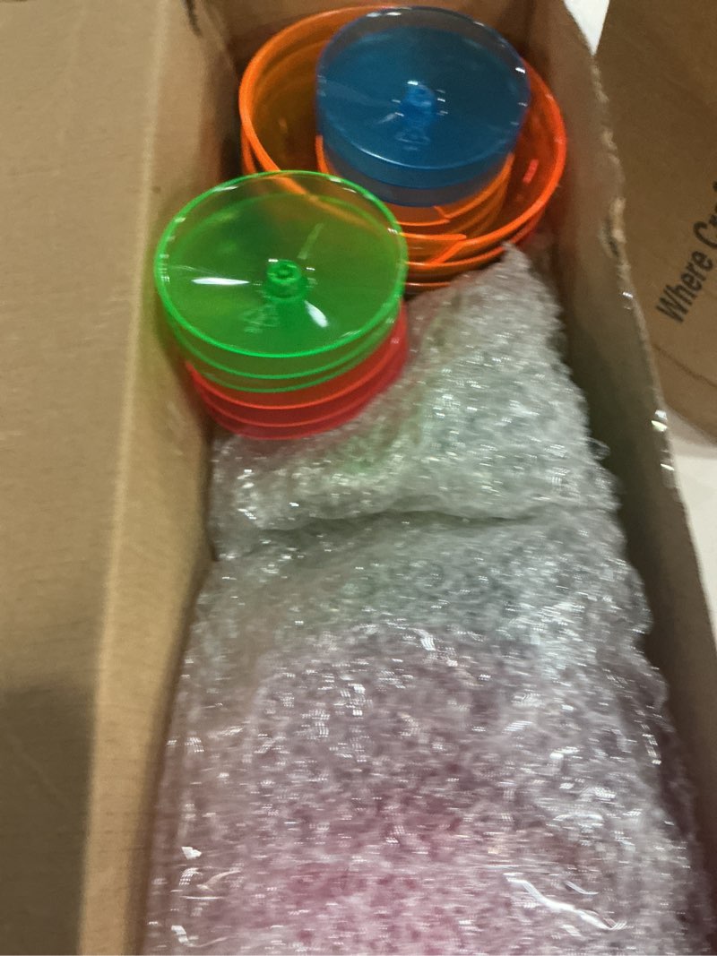 Condition photo showing New/Like New for 36 packs glow in the dark uv neon margarita glasses cups 12 oz disposable uv light glow in the dark decorations for cinco de mayo parties, colorful cocktail cups for tropical party supplies 36 colorful