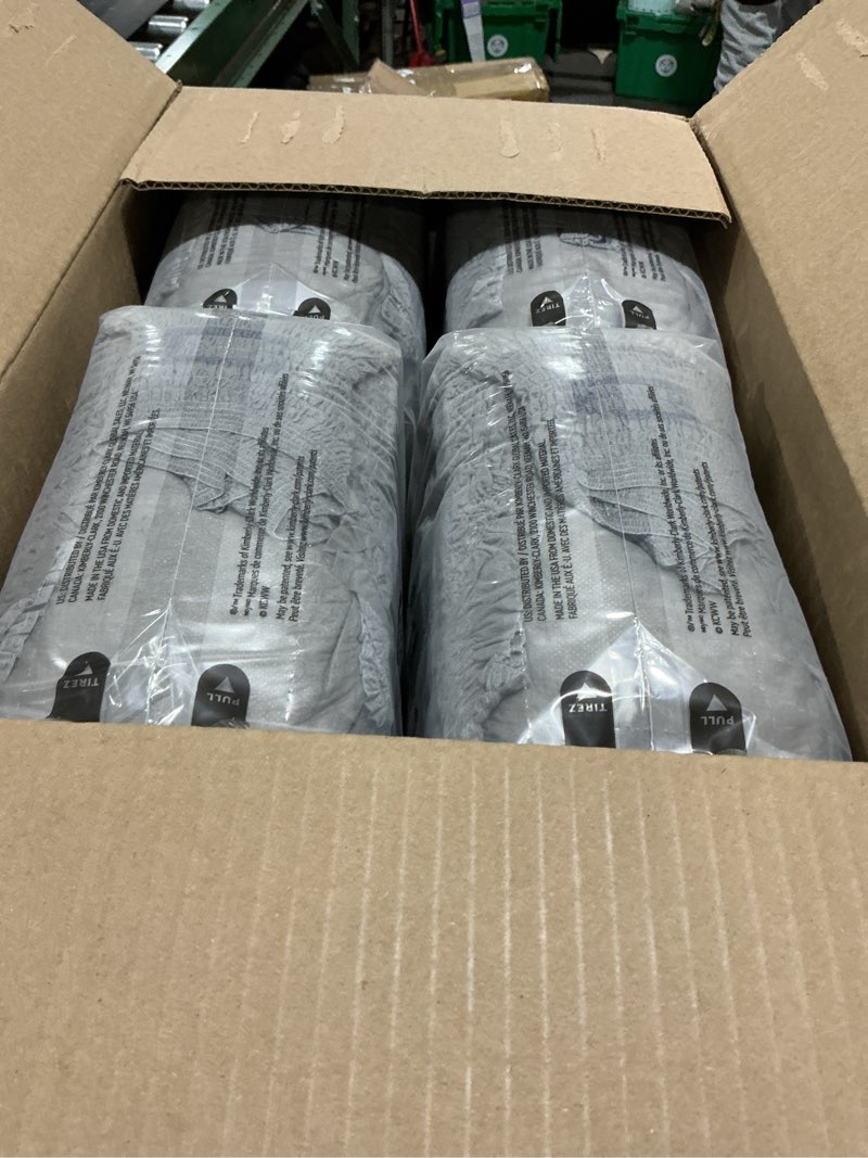 Condition photo showing New/Like New for depend night defense adult diapers, incontinence underwear for men, disposable, overnight, small/medium, grey, 64 count (4 packs of 16), packaging may vary