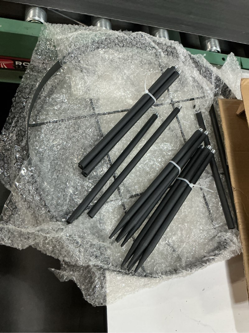 Condition photo showing Good Condition for 2 Pack 18.9" x 23.6" Large Peony Cage and Support Durable Round Plant Support Ring Tall Plant Cage for Outdoor Peony Floral Tomato Vegetable, Enhances Planting Success with Secure Grounding