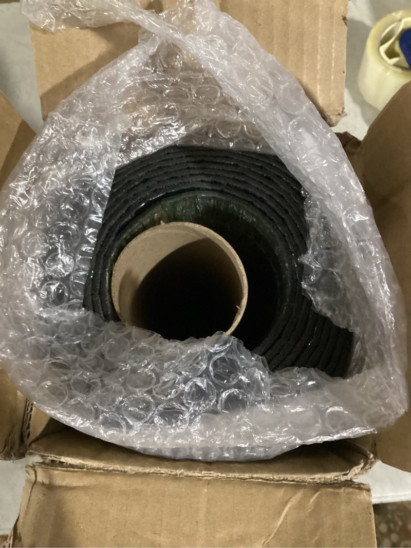 Condition photo showing Good Condition for YU LI 3DH Peel and Stick PVC Slat Wall Panel 118"x15.75" Self-Adhesive Thick Faux Black Wood Grain Wallpaper Panel 3D Soundproof Wall Panels for Walls & Ceilings 15.8" x 118" Black