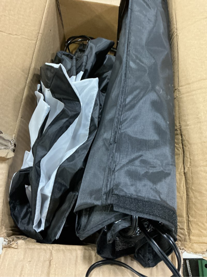 Condition photo showing Good Condition for ?upgrade led? mountdog softbox lighting kit, photography studio light with 19.7"x27.5" reflector and 3 colors temperature 45w bulb with remote, professional photo studio equipment for portrait video