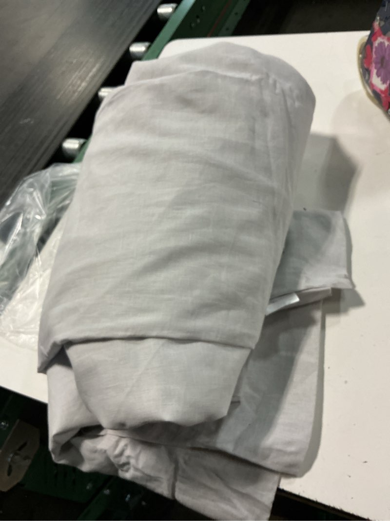 Condition photo showing Good Condition for 1 panel european linen true blackout curtain, 96x120, cloud