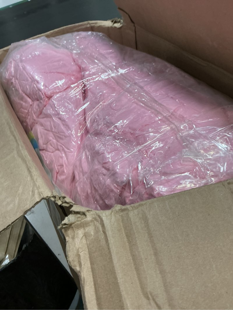 Condition photo showing As Is for IKASA Giant Teddy Bear Plush Toy Stuffed Animals (Pink, 47 inches) Pink 47 inches