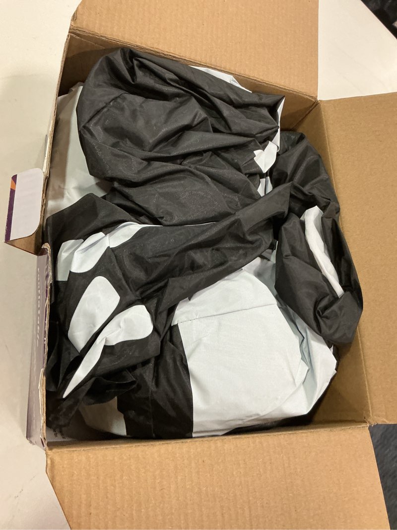 Condition photo showing Good Condition for ZPISF Inflatable Skeleton Dinosaur Costume for Kids, Full Body Skeleton T-Rex Blow Up Costume with LED Light Eyes, Perfect for Halloween Parties