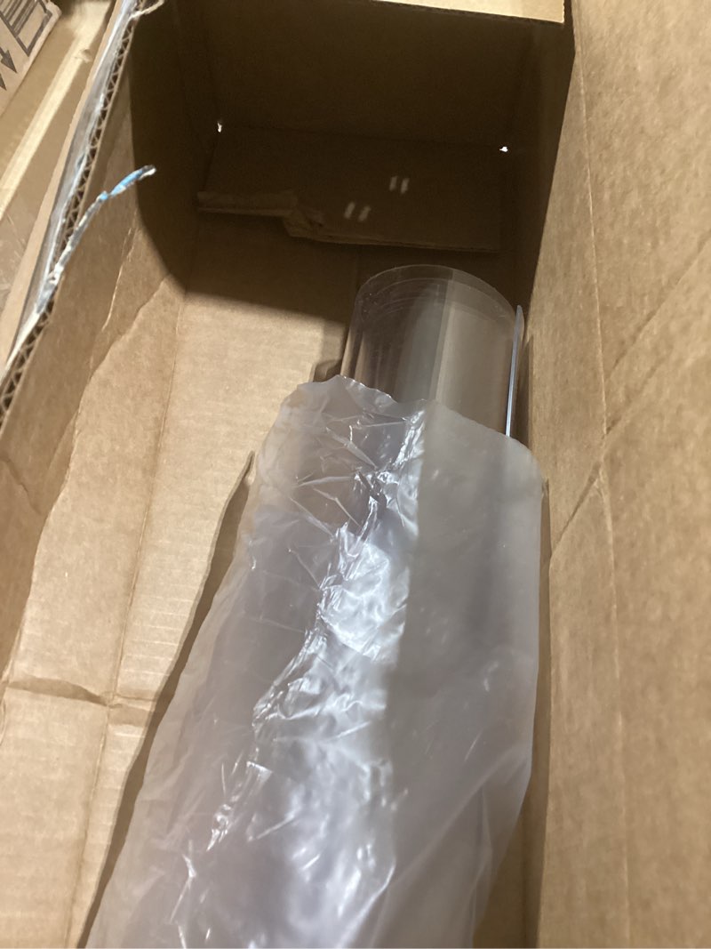 Condition photo showing Good Condition for ETECHMART 19 x 63 Inch Clear Table Cover Protector, 1.5mm Thick Custom PVC Table Cover Tablecloth, Plastic Desk Pad Mat, Waterproof Vinyl Table Top Protector for Kitchen, Coffee Table, Writing Desk