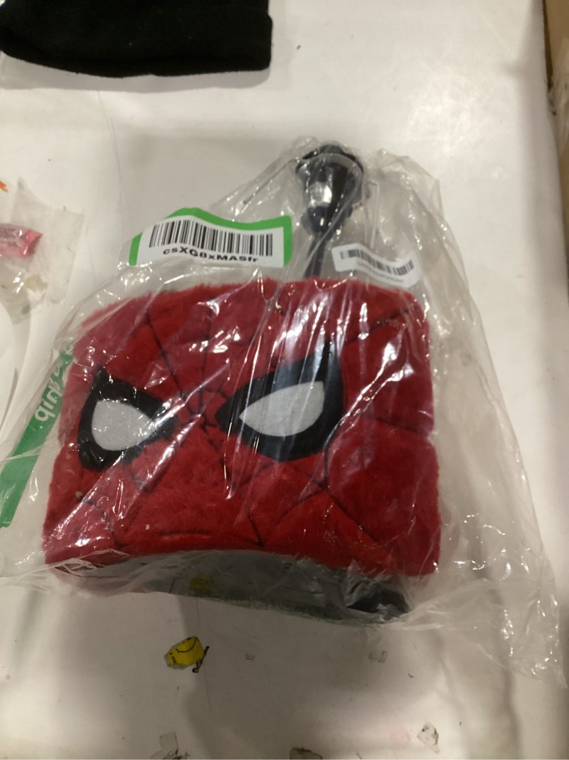 Condition photo showing Good Condition for Idea Nuova Marvel Spiderman Plush Shade Stick Table Lamp for Kids, Soft Fabric Shade with Iconic Spiderman Design,Ideal for Bedrooms, Nurseries & Playrooms