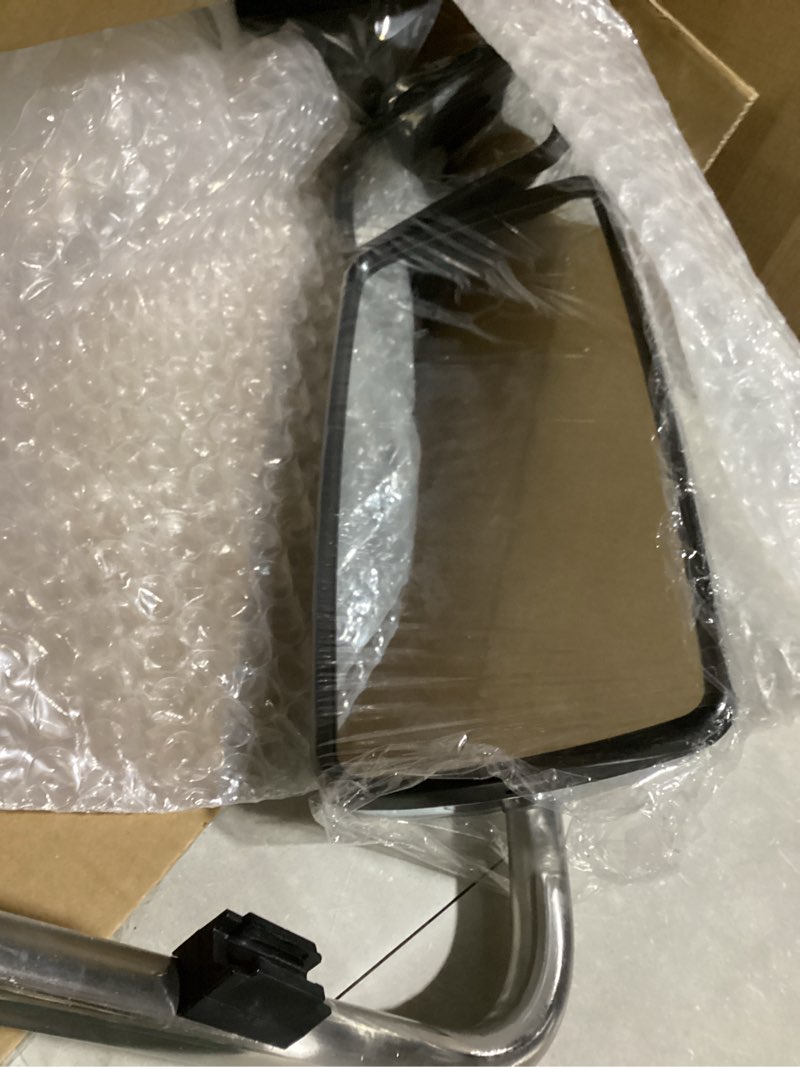 Condition photo showing Good Condition for Chrome Door Main Mirror Assembly for 2002-2023 International Durastar 4300 Side Mirror Assembly with Arm for International?Left Driver Side Chrome Left