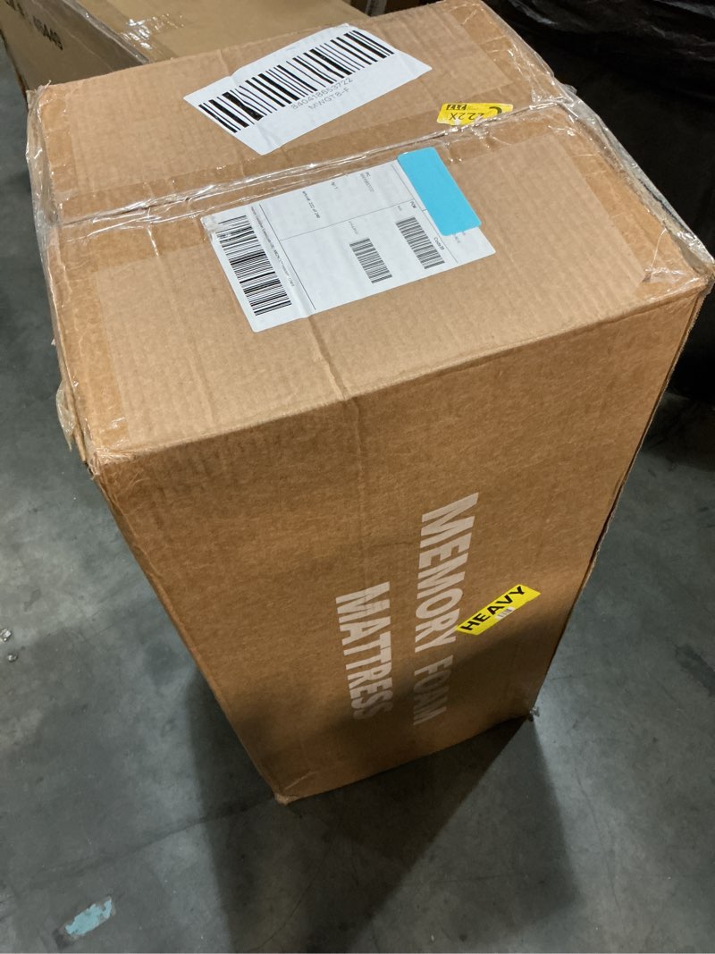 Condition photo showing New/Like New for EGOHOME Full Size Memory Foam Mattress, 8 Inch Bed Mattress in A Box with Cooling Green Tea Gel, Pressure Relief with Medium Firm Support, CertiPUR-US Certified, 75''L x 54''W, ?37.3 pounds White 8 Inch Full