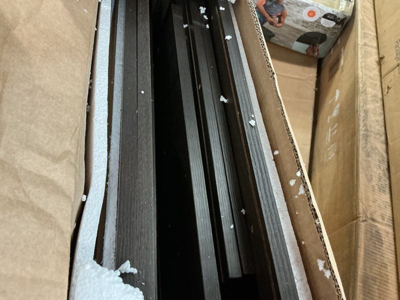 Condition photo showing As Is for vasagle 3 drawer nighstand 