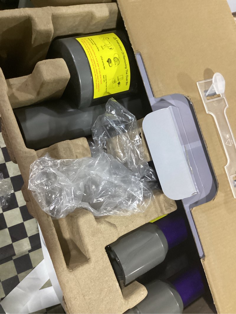 Condition photo showing Good Condition for Stick Cordless Vacuum Cleaner for Home -Purple Grey