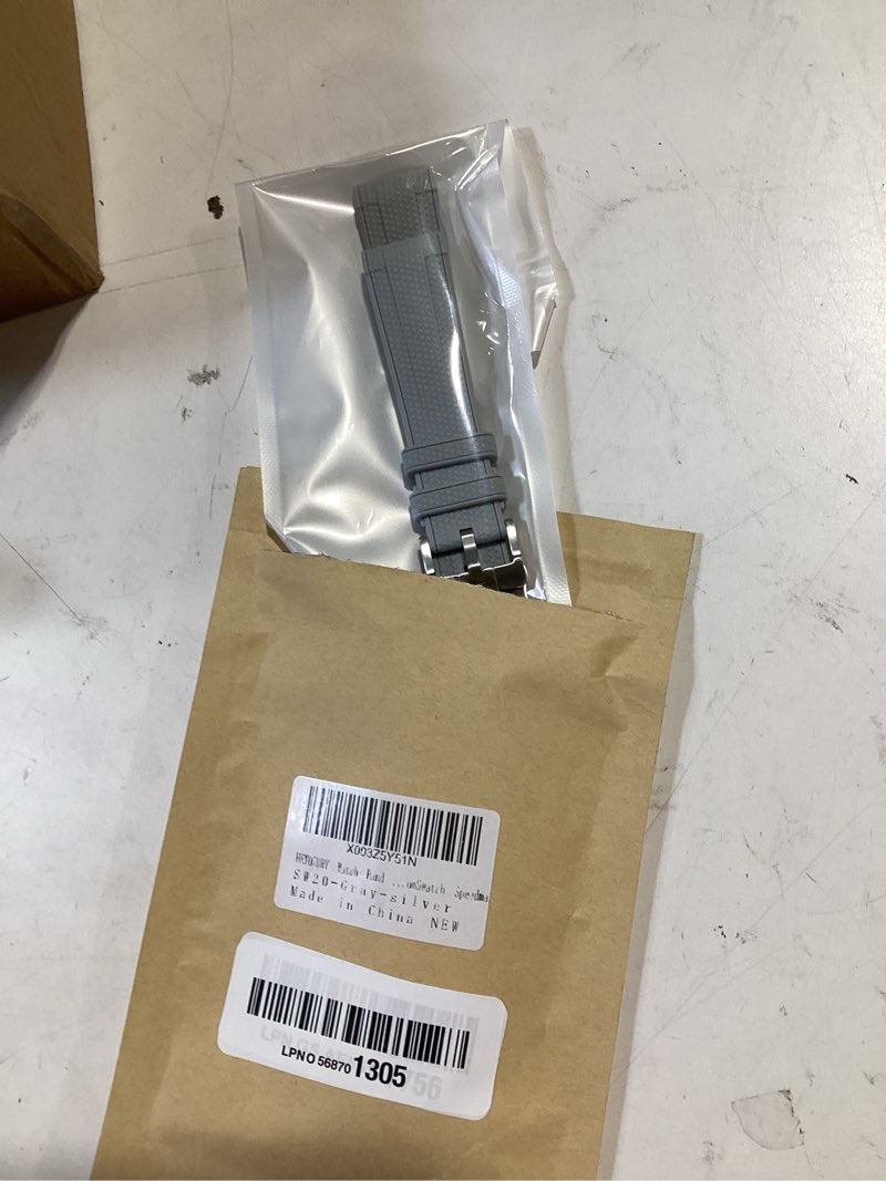 Condition photo showing Good Condition for bands for moonswatch watch rubber for omega x swatch moonswatch 20mm rolex seiko watch silicone men with stainless steel replacement bracelet original bracelet omega x swatch moonswatch speedmaster 20mm grey