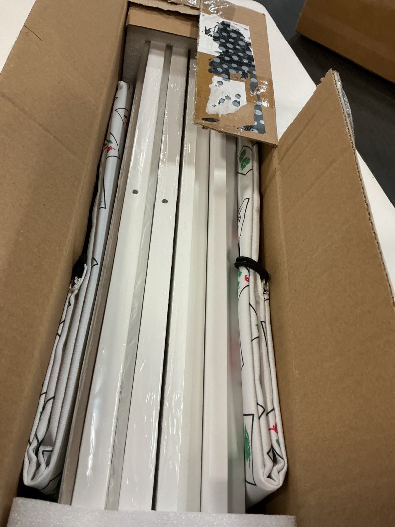 Condition photo showing Good Condition for mahjong racks with pushers, white wooden american mahjong tile pushers and racks set of 4, with white printed mahjong racks drawstring bag, mahjong accessories (19.68 inches)