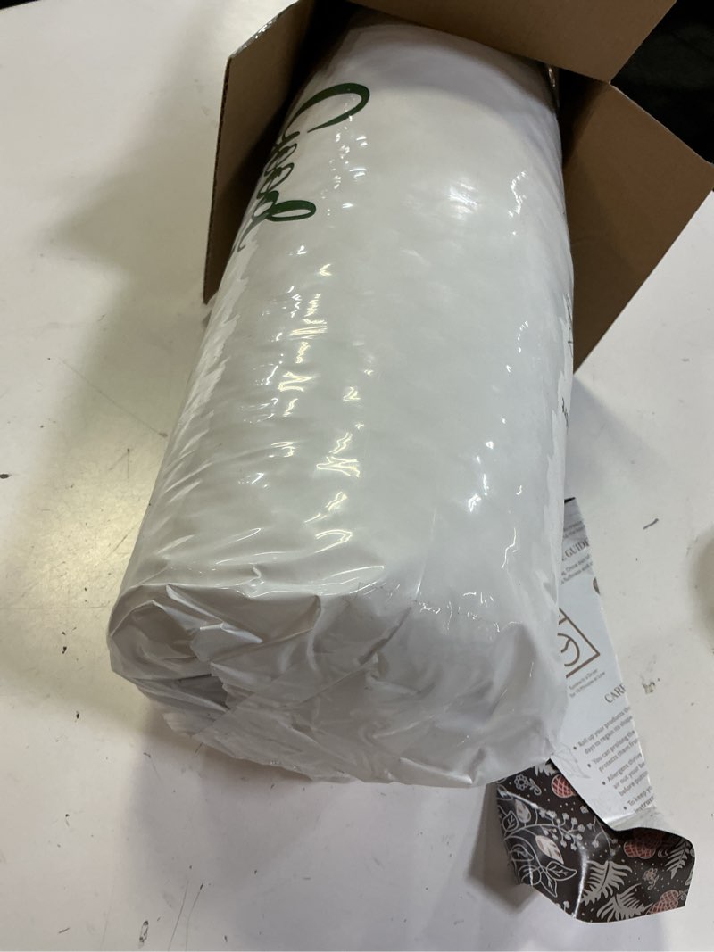 Condition photo showing New/Like New for homelab adjustable shredded memory foam pillow queen size, cooling bed pillow for sleeping with removable cover, medium pillow for side stomach & back sleepers, 1 pack 20"x28" queen(pack of 1) white