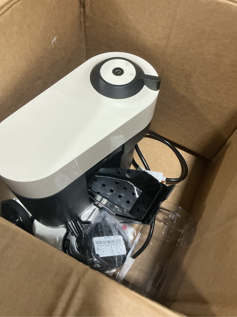 Condition photo showing Good Condition for Nespresso Vertuo Pop+ Coffee and Espresso Maker by Breville with Milk Frother, Coconut White