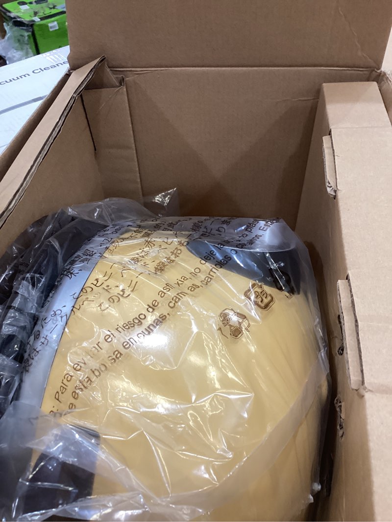 Condition photo showing Good Condition for greenlife 6qt slow cooker, non-toxic pfas-free ceramic nonstick removable interior bowl, programmable, family friendly, keep warm, stovetop & oven safe, dishwasher safe crock, timer, glass lid, yellow 6 quarts yellow