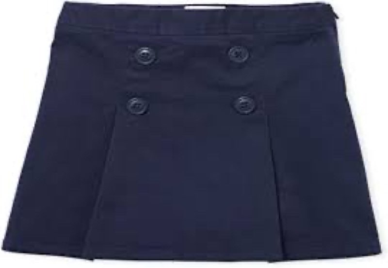 The Children's Place Girls' Uniform Button Skort Tidal 12